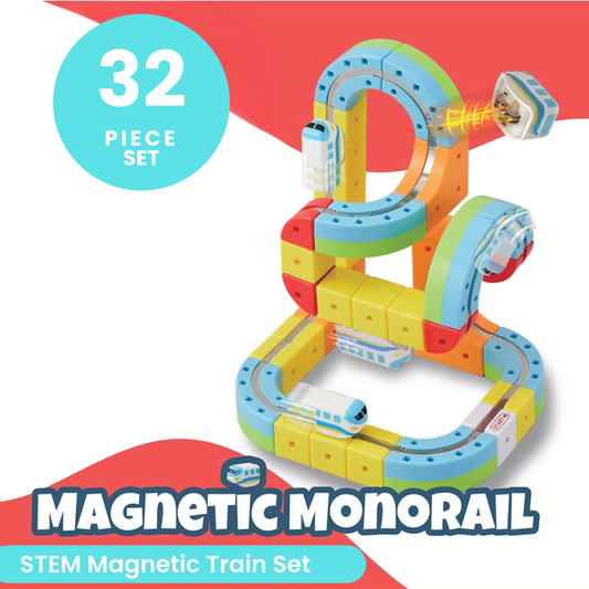 MagnoRail™ – STEM Magnetic Train Set